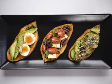 Sweet Potato Toast with 3 Delicious Healthy Toppings - Such an easy nutritious gluten free breakfast or lunch