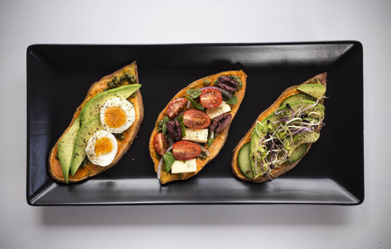 Sweet Potato Toast with 3 Delicious Healthy Toppings - Such an easy nutritious gluten free breakfast or lunch