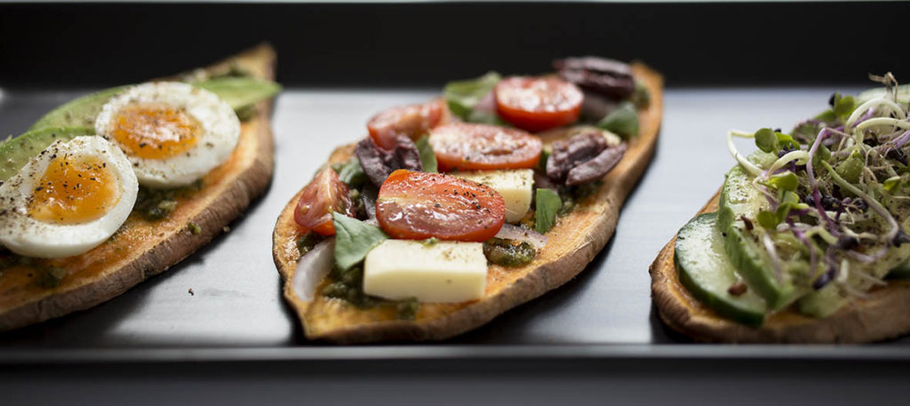 Sweet Potato Toast with 3 Delicious Healthy Toppings - Such an easy and nutritious gluten free breakfast or lunch.