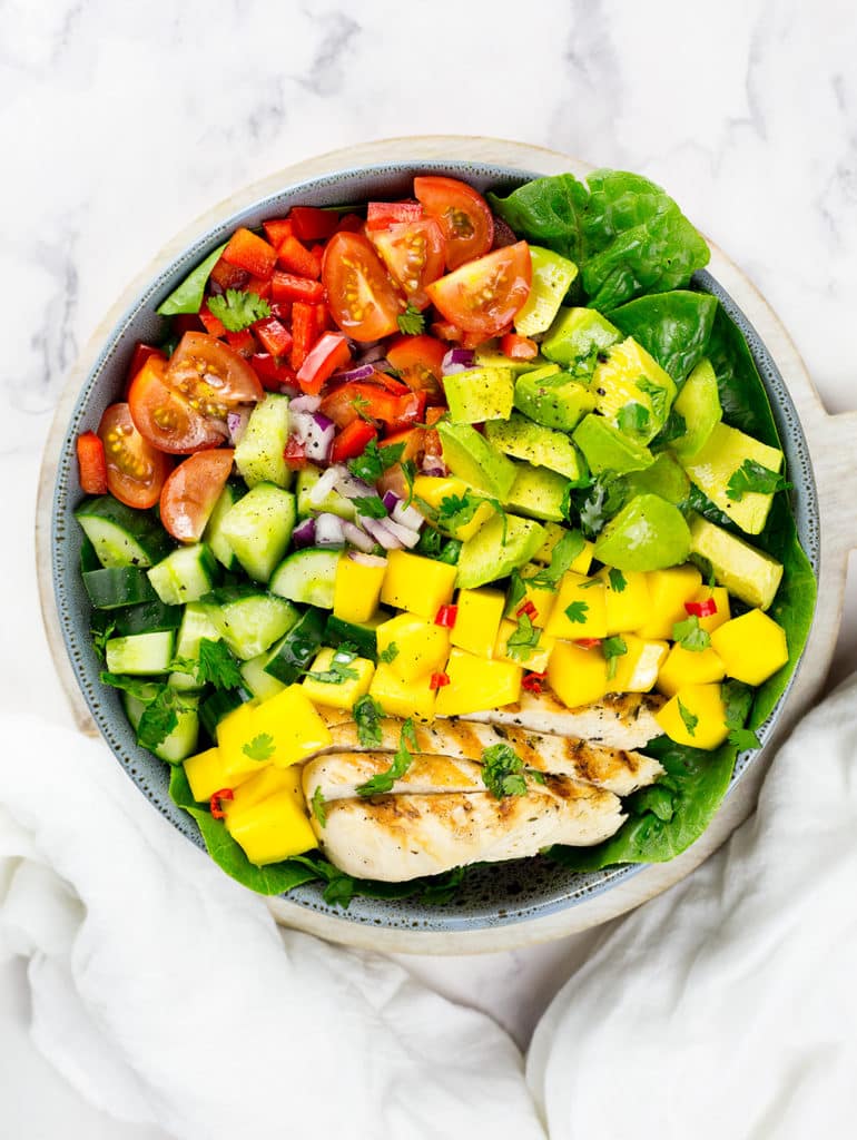 Chicken Mango Salad (Paleo) - Love Food Nourish