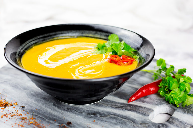 Thai Butternut Squash Soup with Coconut Milk (Vegan)