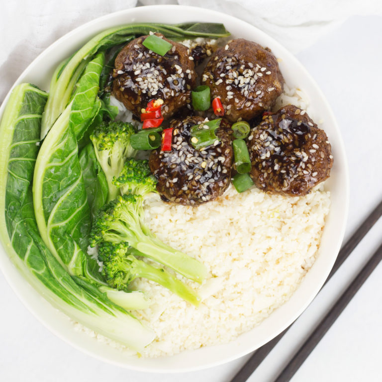 Sticky Asian Meatballs