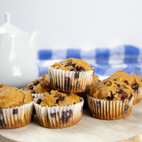 Sweet Potato Chocolate Chip Muffins (G.F) - Love Food Nourish