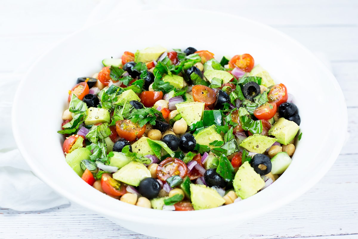 Como hacer garbanzos en ensalada