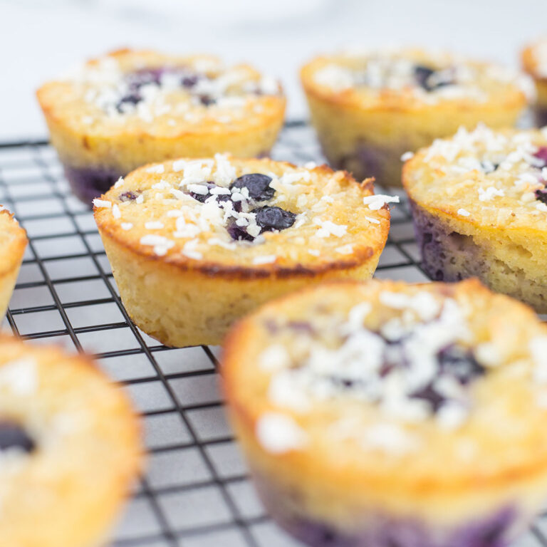 Blueberry Lemon Almond Cakes