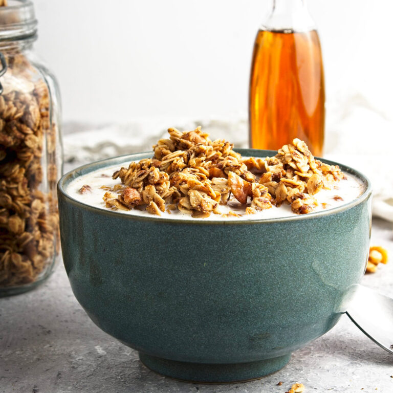 Homemade Maple Walnut Granola