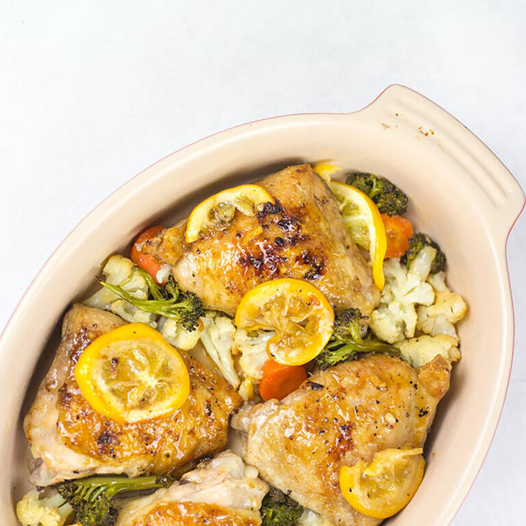 Honey Garlic Lemon Pepper Chicken Thighs
